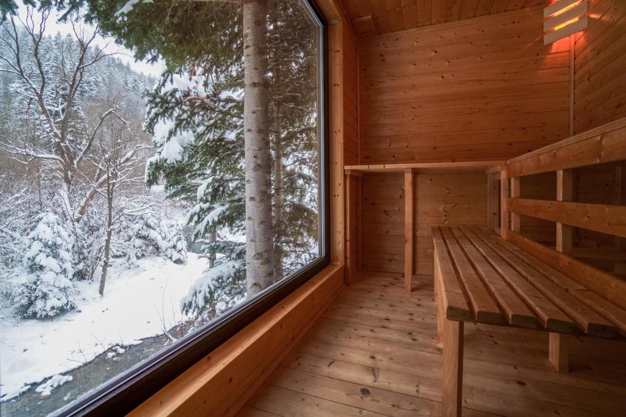 Novosiele Residence - Nad Gorska Rzeka - Lesne Spa Sauna Jacuzzi - Bieszczady Bystre  エクステリア 写真