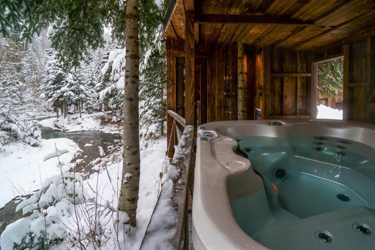 Novosiele Residence - Nad Gorska Rzeka - Lesne Spa Sauna Jacuzzi - Bieszczady Bystre  エクステリア 写真