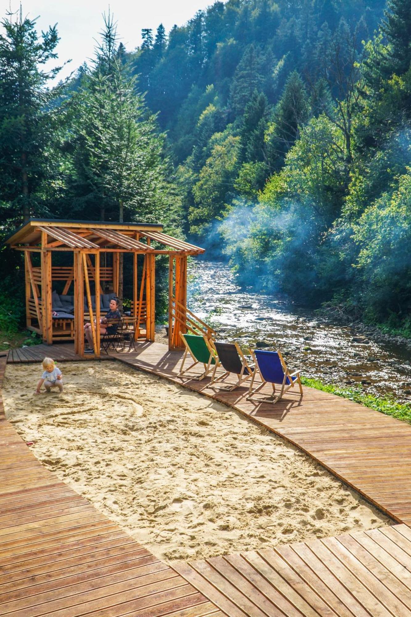 Novosiele Residence - Nad Gorska Rzeka - Lesne Spa Sauna Jacuzzi - Bieszczady Bystre  エクステリア 写真